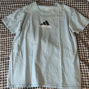 Light blue adidas shirt